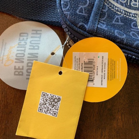 Robin Ruth Cross Body Bag w/Puerto Rico Stamp  NWT - Picture 5 of 8